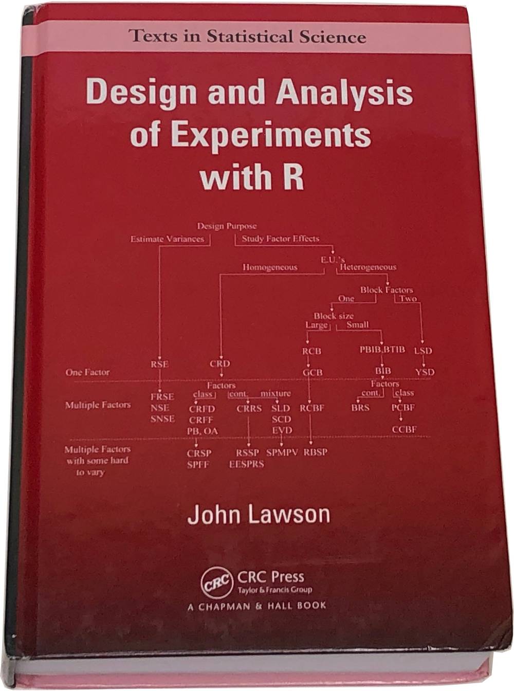 Book image of Design and Analysis of Experiments with R.