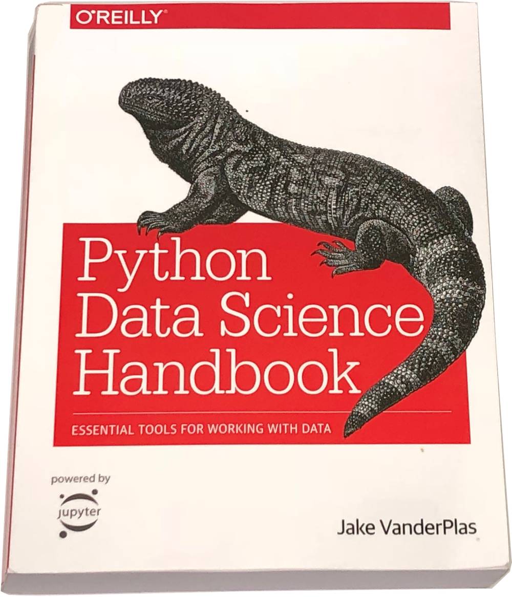 Book image of Python Data Science Handbook.