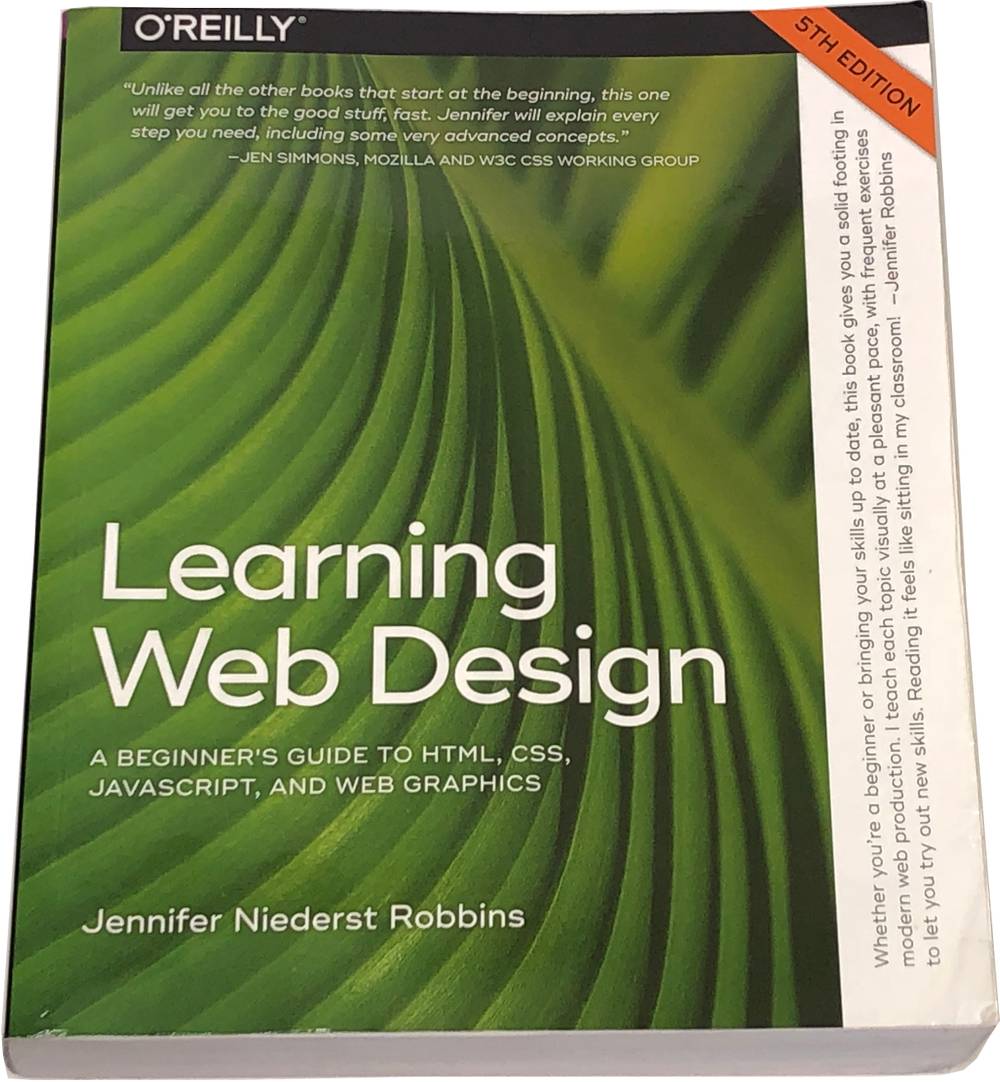 Book image of Learning Web Design.