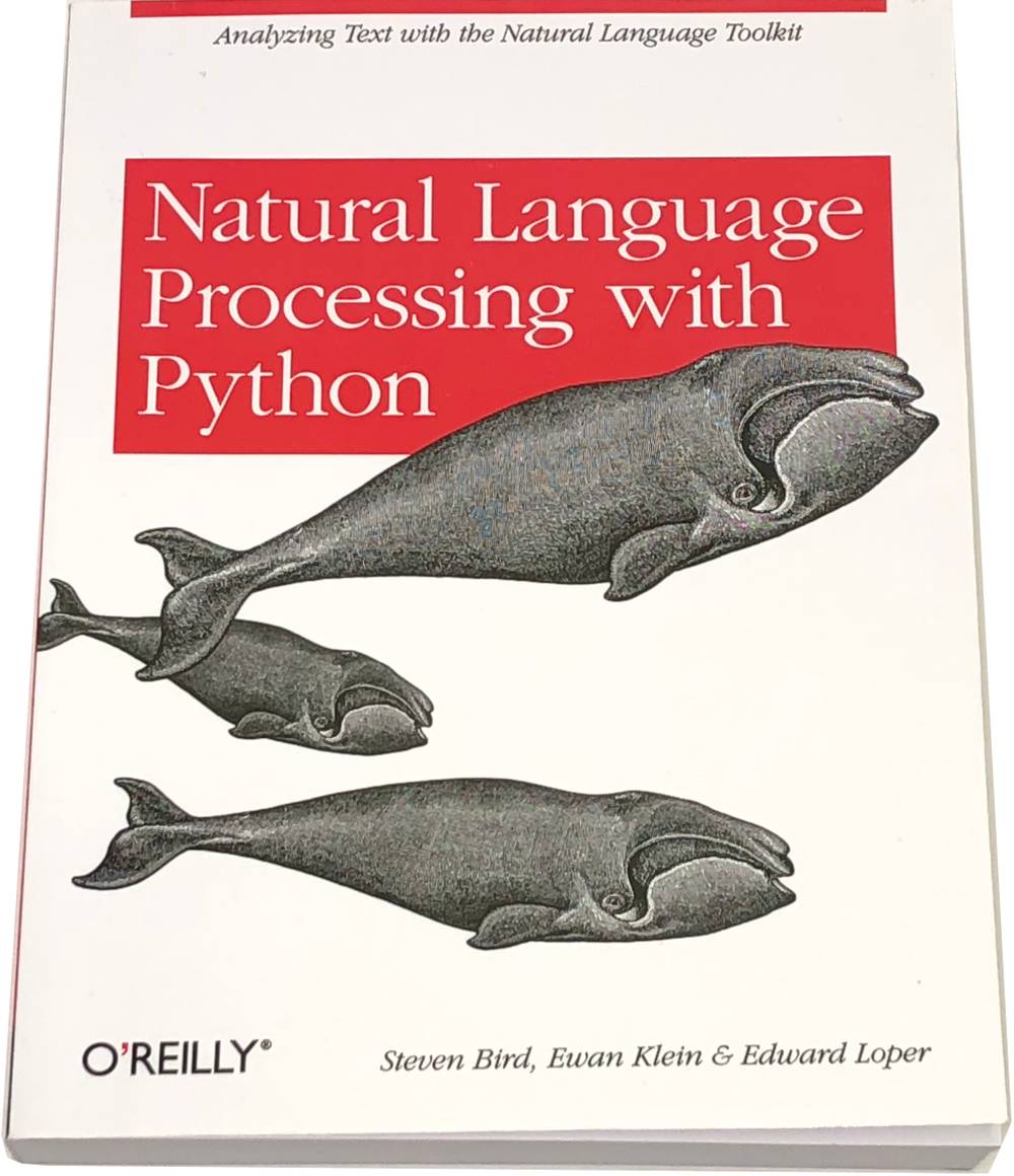 Book image of Natural Language Processing with Python.