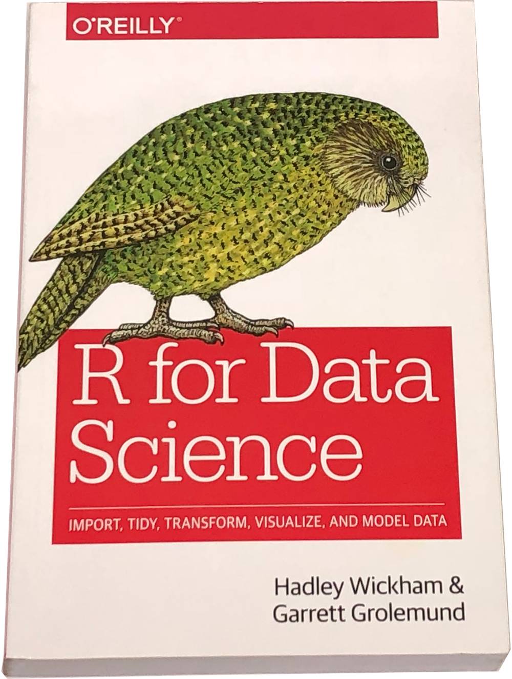 Book image of R for Data Science.