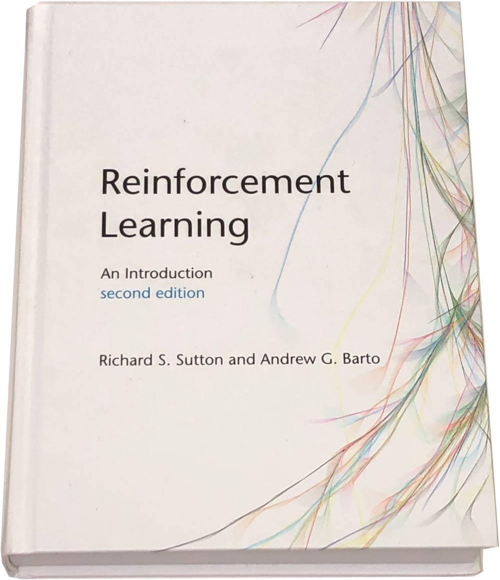 Book image of Reinforcement Learning: An Introduction.