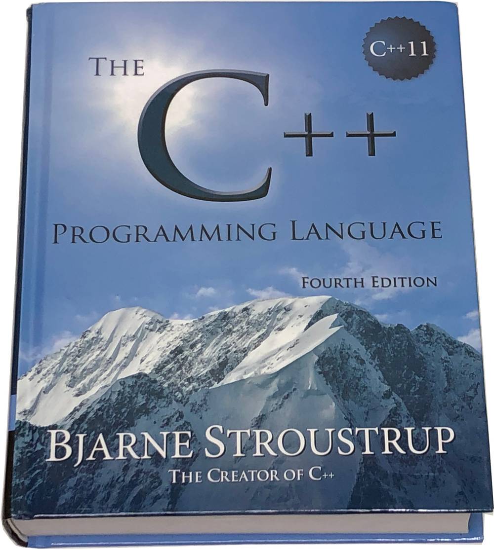 Book image of The C++ Programming Language.