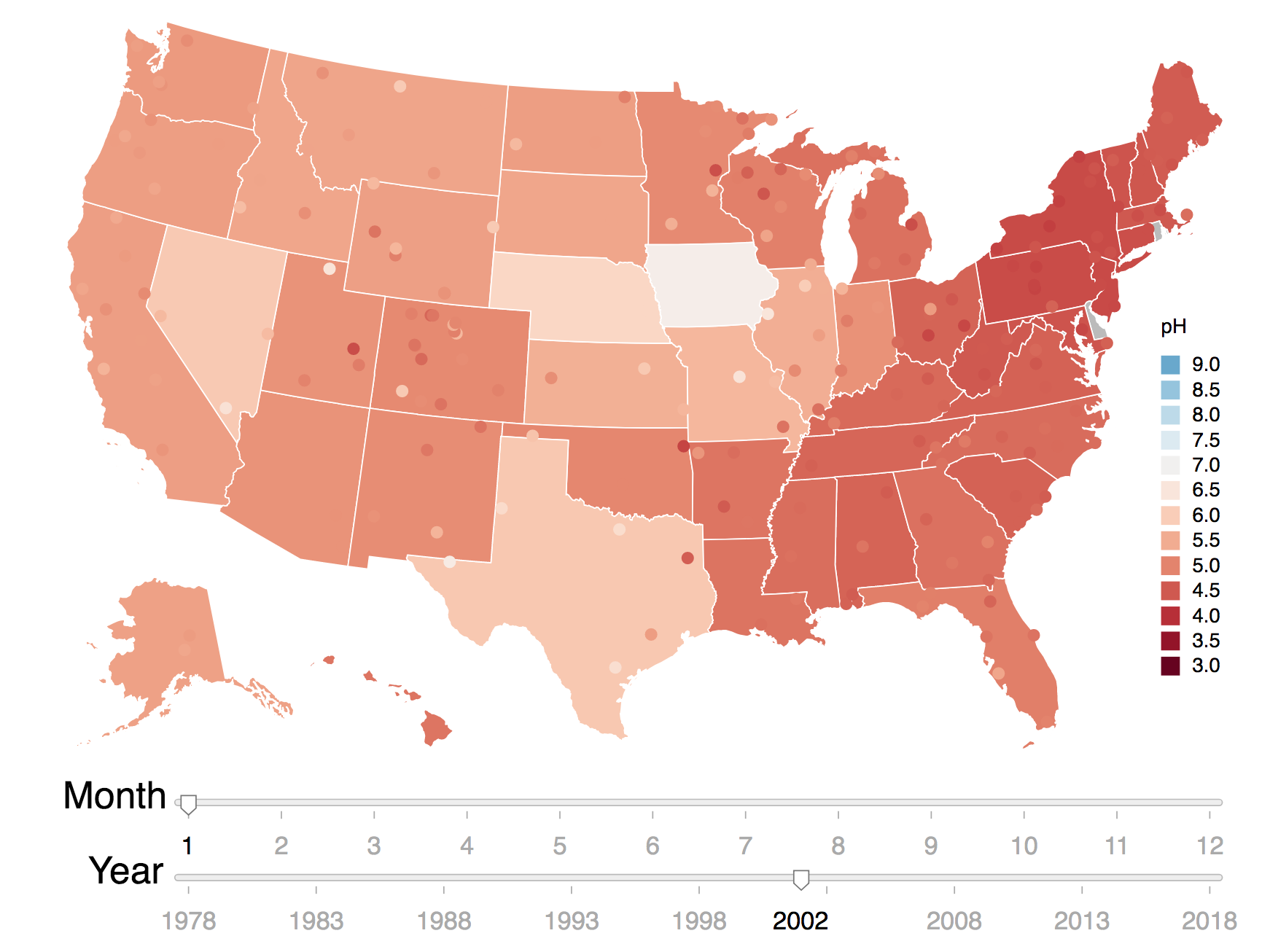 The Decline Of Acid Rain In The United States